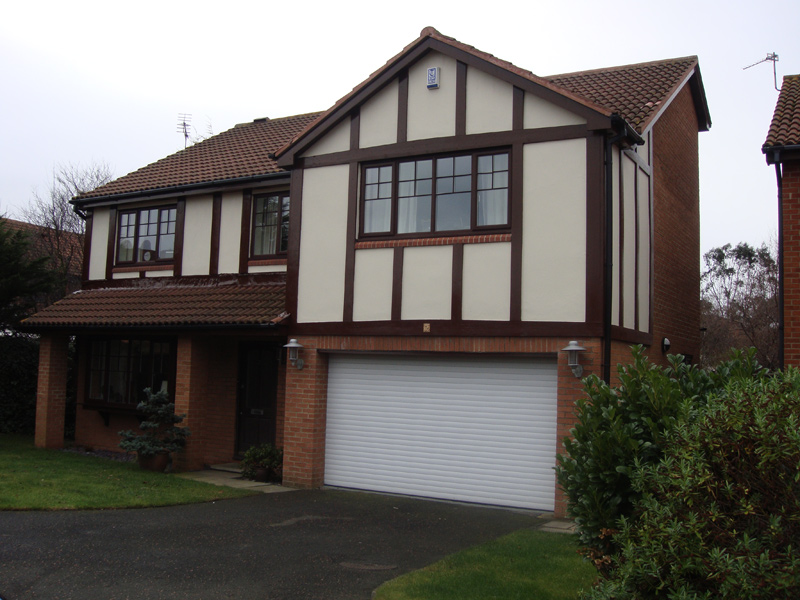 Two storey front extension